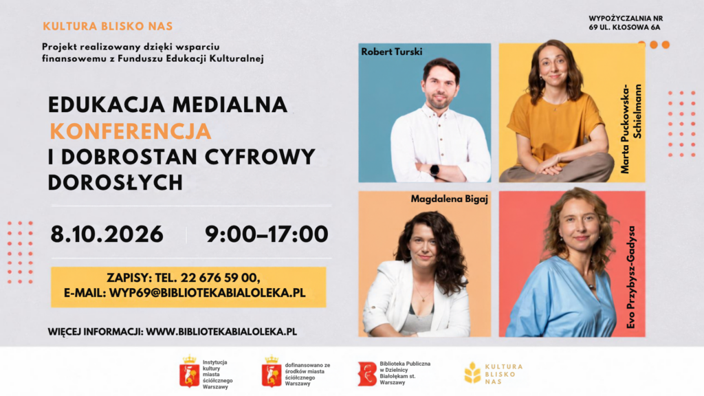 Edukacja medialna i dobrostan cyfrowy dorosłych Białołęka